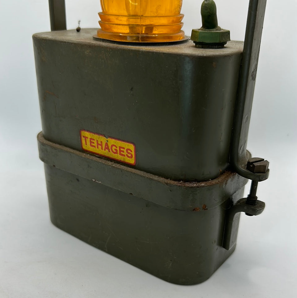 Vintage Army warning light