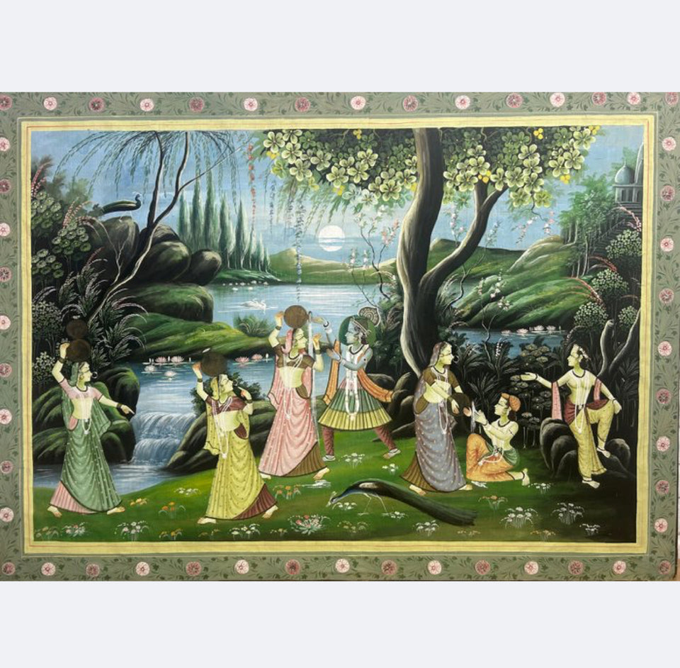 Pichwai Krishna Painting - Indian Art - Handpainted