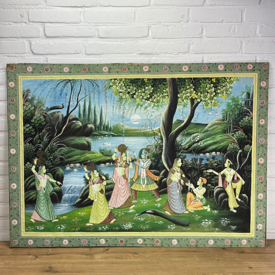 Pichwai Krishna Painting - Indian Art - Handpainted