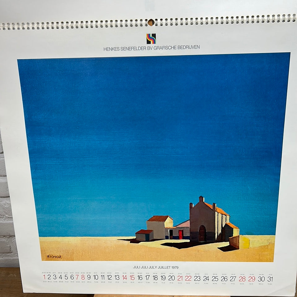 Bob Immink 1979 Landscapes art calender