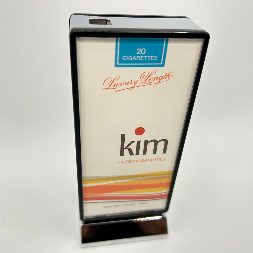 Vintage new Kim Cigarettes package lighter