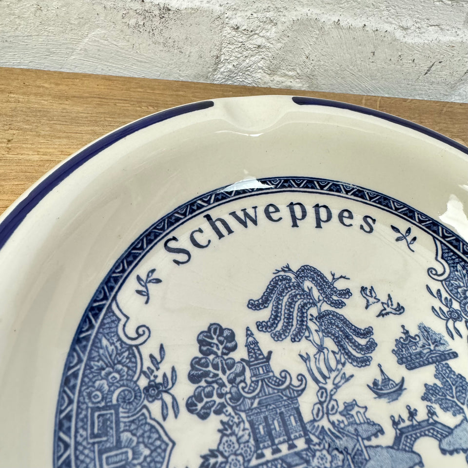 Rare Vintage ceramic Schweppes - The 3 Bitters - Ashtray