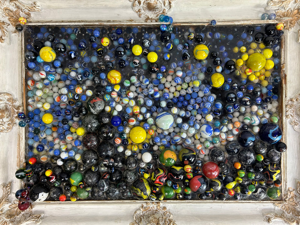 Starry Night of Marbles - Original artwork - Also available as printed version