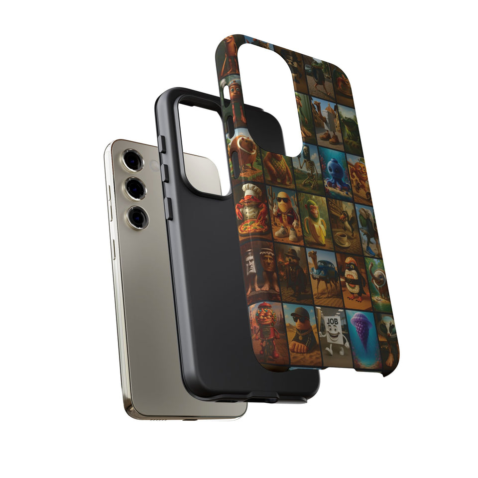 Brain Rot Collage Smartphone Case - All the Italian Brainrot characters
