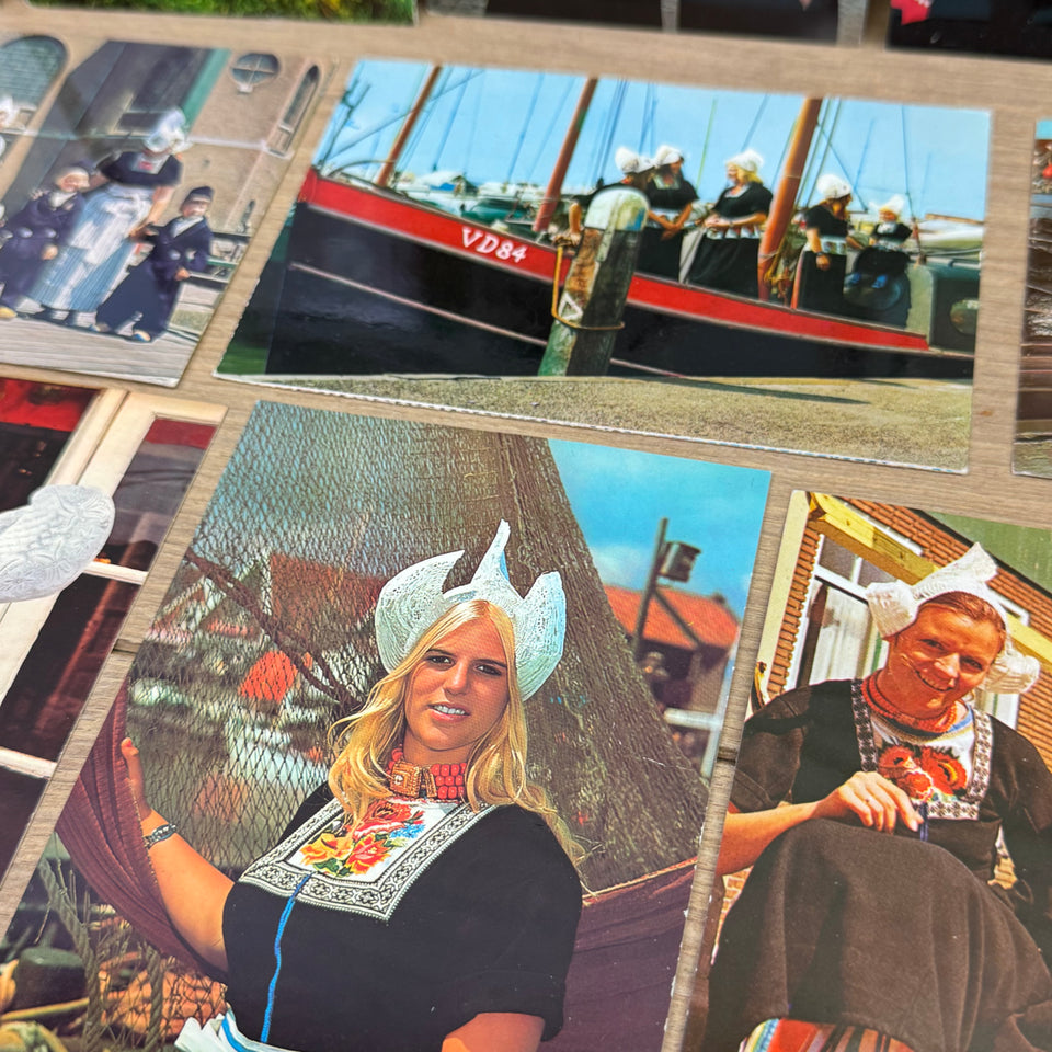 Collection of Dutch Folklore Costume with Dutch Woman Vintage photo cards – Holland’s Traditional Culture Costumes