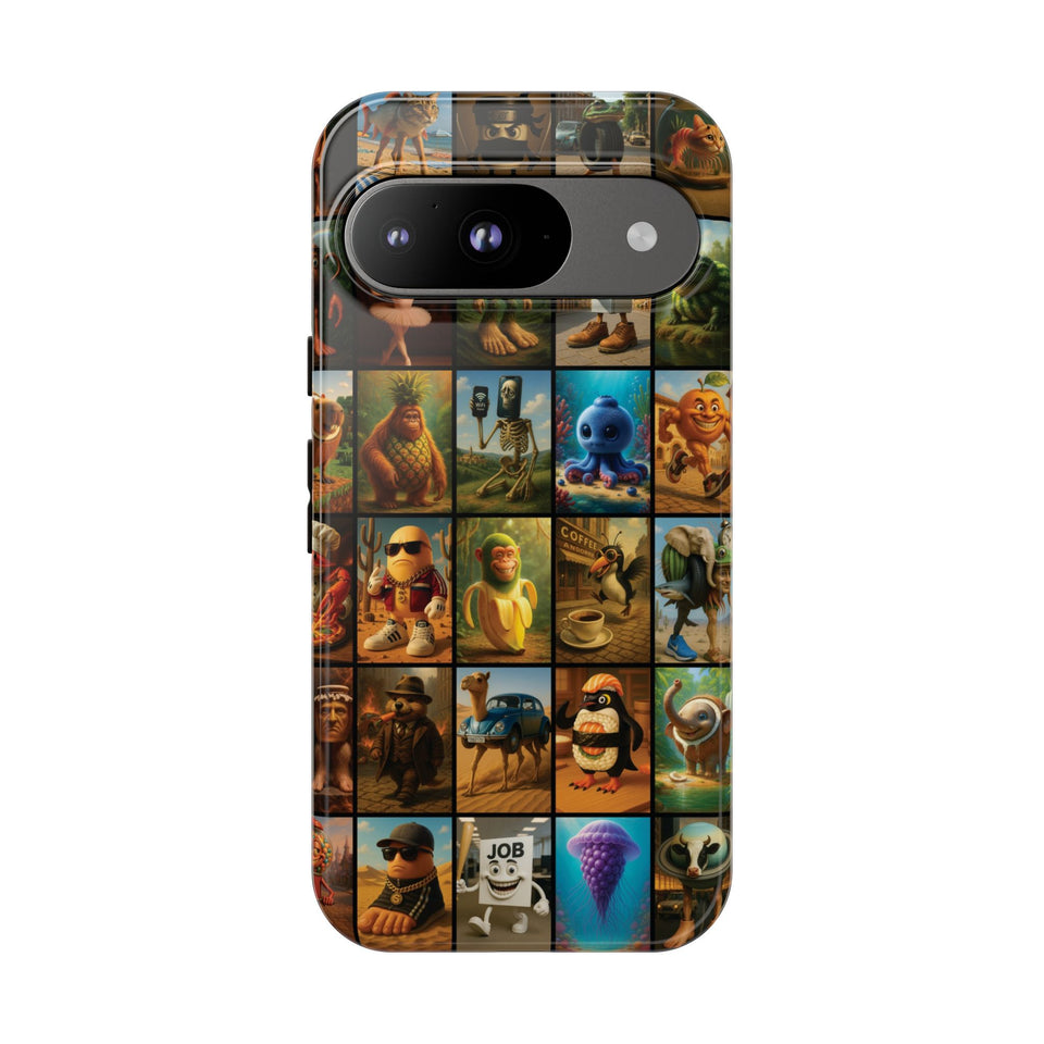Brain Rot Collage Smartphone Case - All the Italian Brainrot characters
