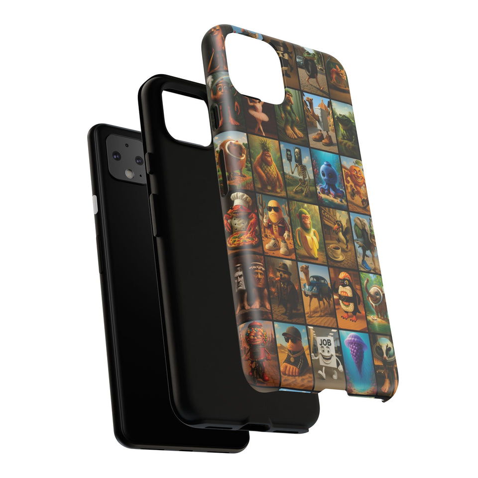 Brain Rot Collage Smartphone Case - All the Italian Brainrot characters