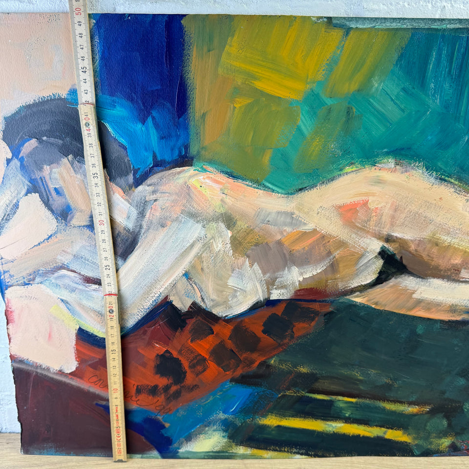 Very large painting: Pure beauty by Coraline Bäcker