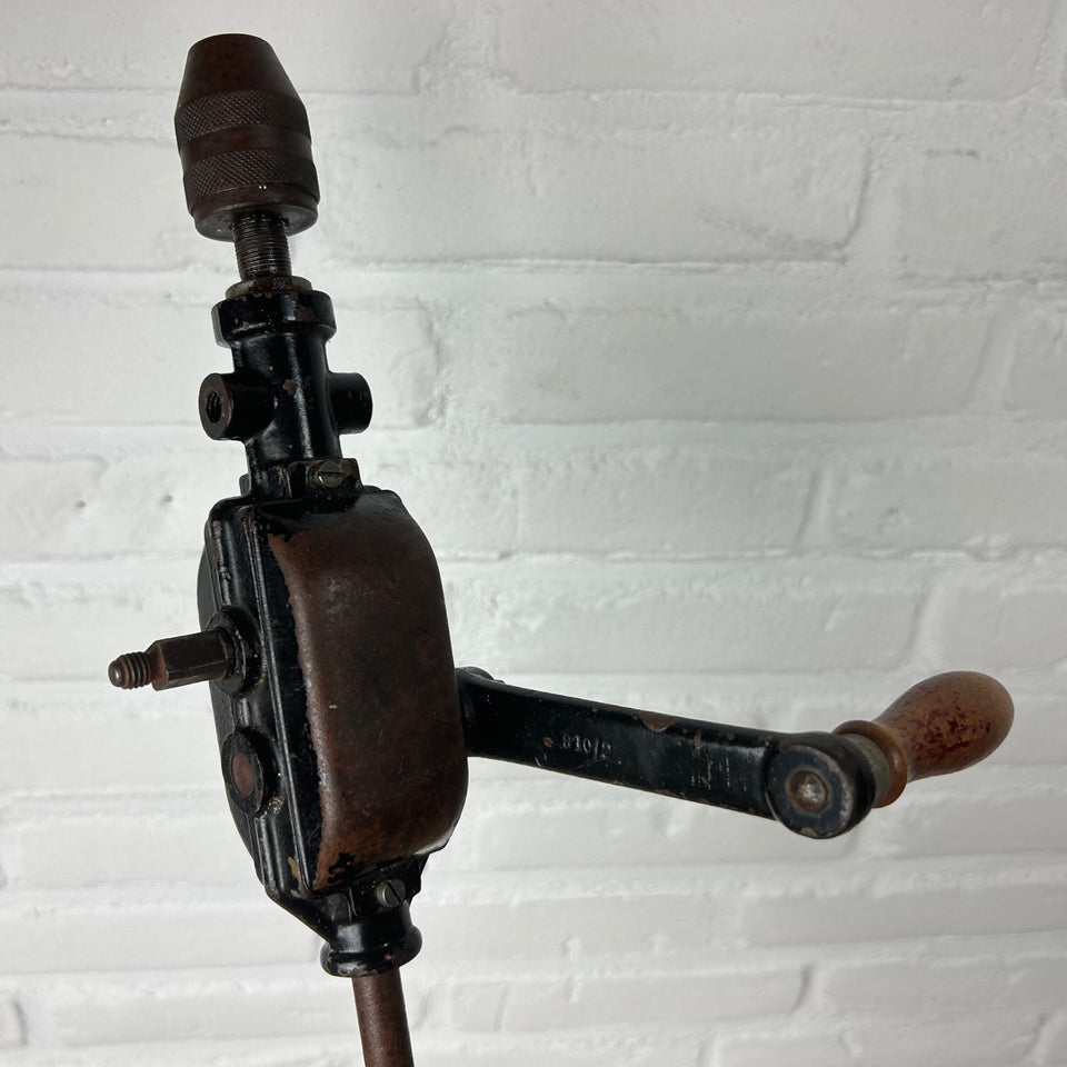 Antique cast iron hand drill