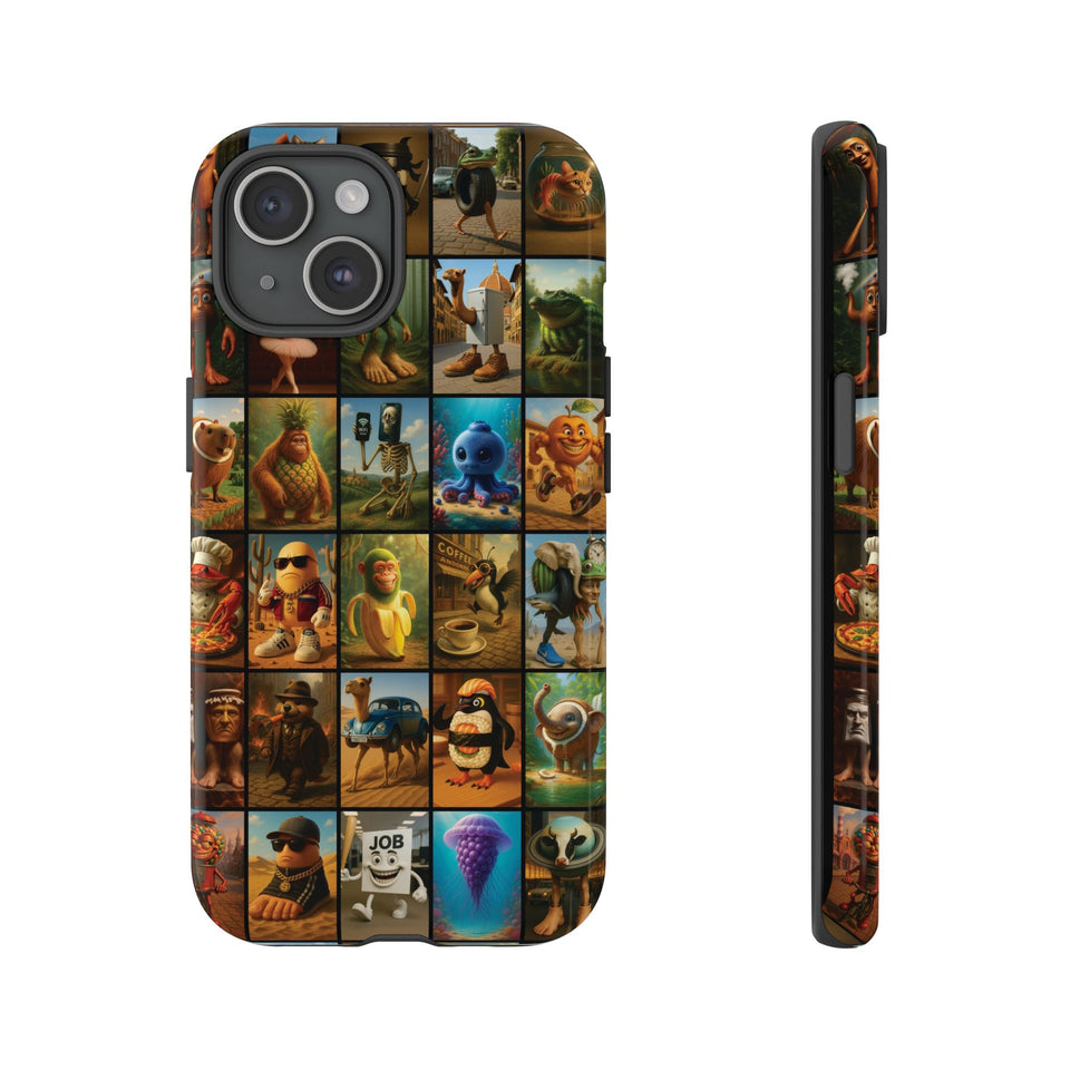 Brain Rot Collage Smartphone Case - All the Italian Brainrot characters
