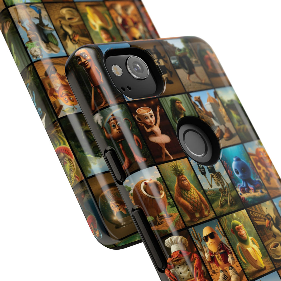 Brain Rot Collage Smartphone Case - All the Italian Brainrot characters