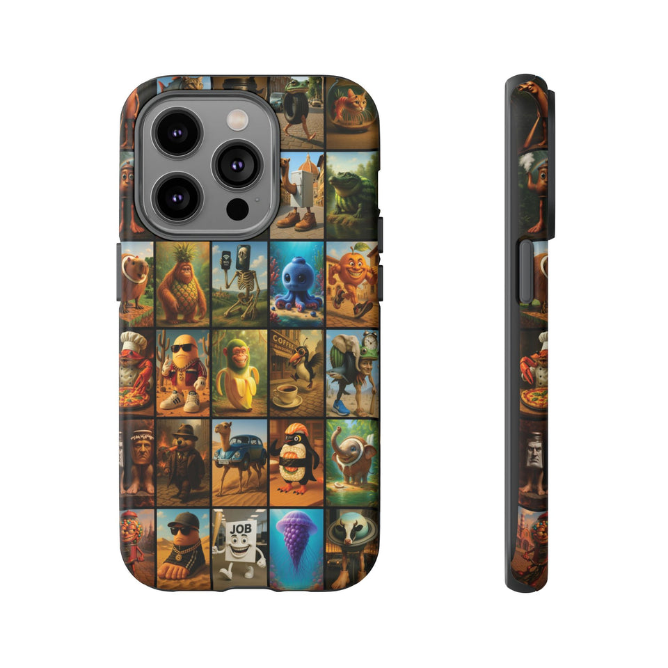 Brain Rot Collage Smartphone Case - All the Italian Brainrot characters