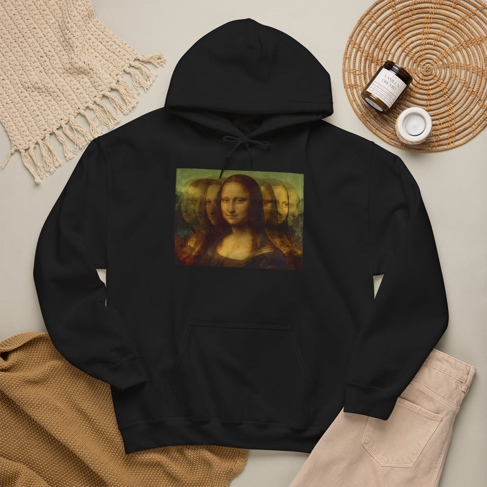 Mona Lisa “Catch Her Smile” Hoodie - PepArt Clothing - DaVinci's masterpiece - Art Hoodie