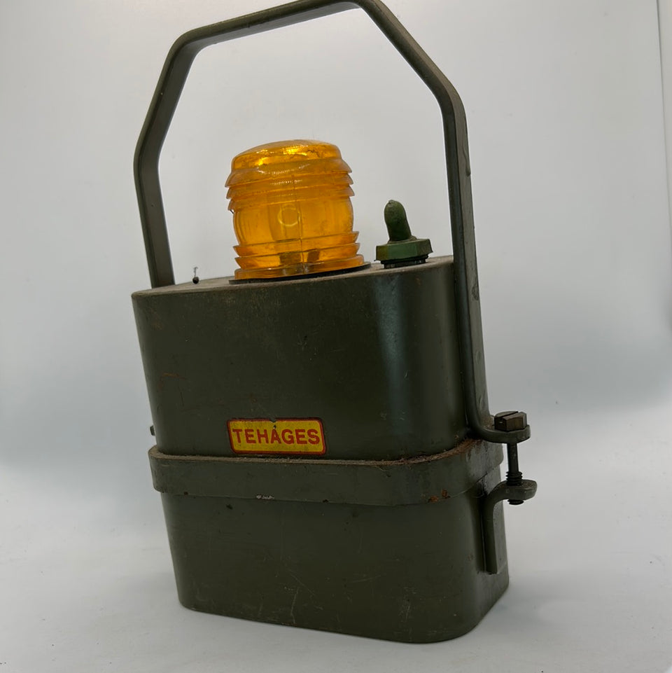 Vintage Army warning light