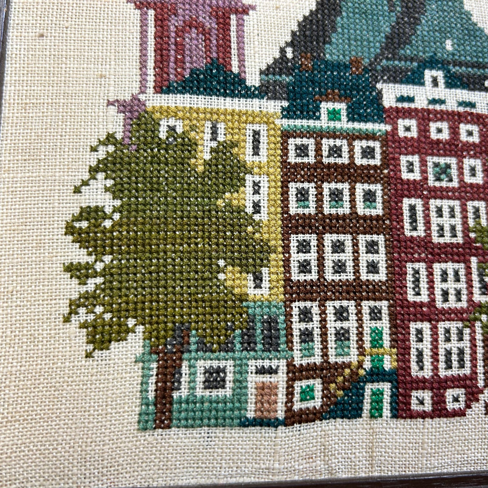 Amsterdam City 700 years Memorial Embroidery - Cotton work - Patchwork