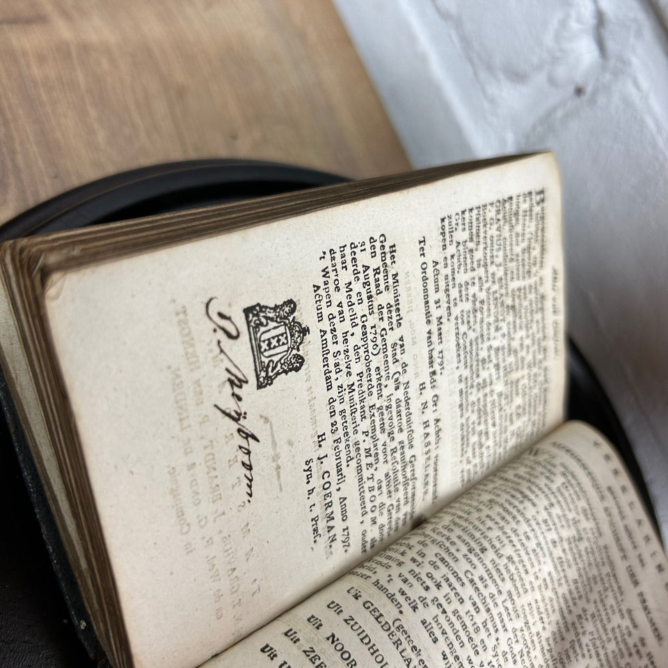 Antique 18th Century Bible from the Netherlands