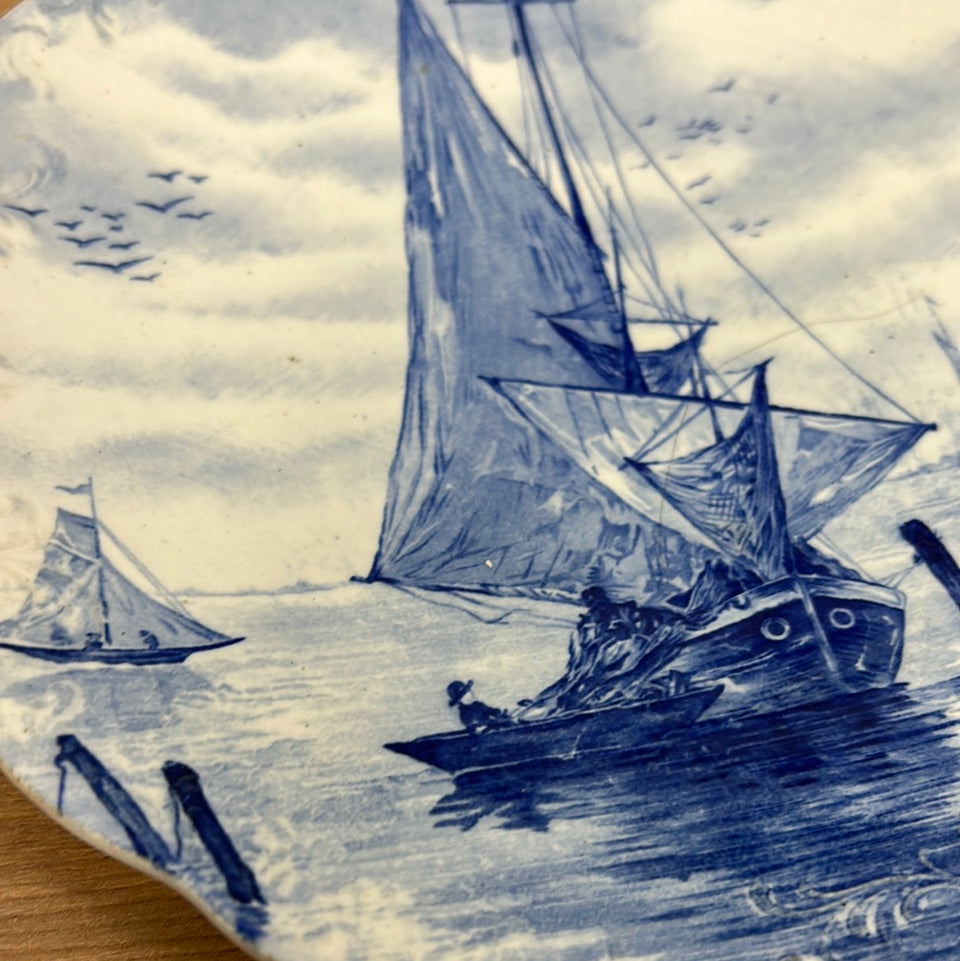 Four Seasons Vintage Plates Dutch Delfts Blue