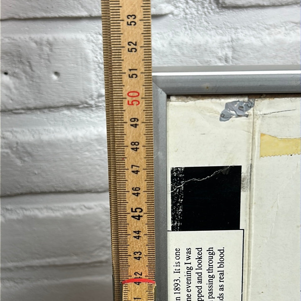 Framed Edvard Munch Inflatable 1991 Carton Box Popart