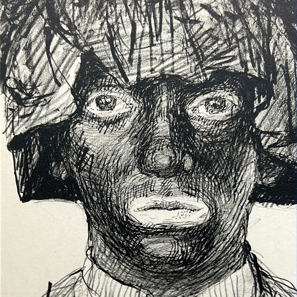 Portrait of Robert Jasper Grootveld by A. Veldhoen 1964