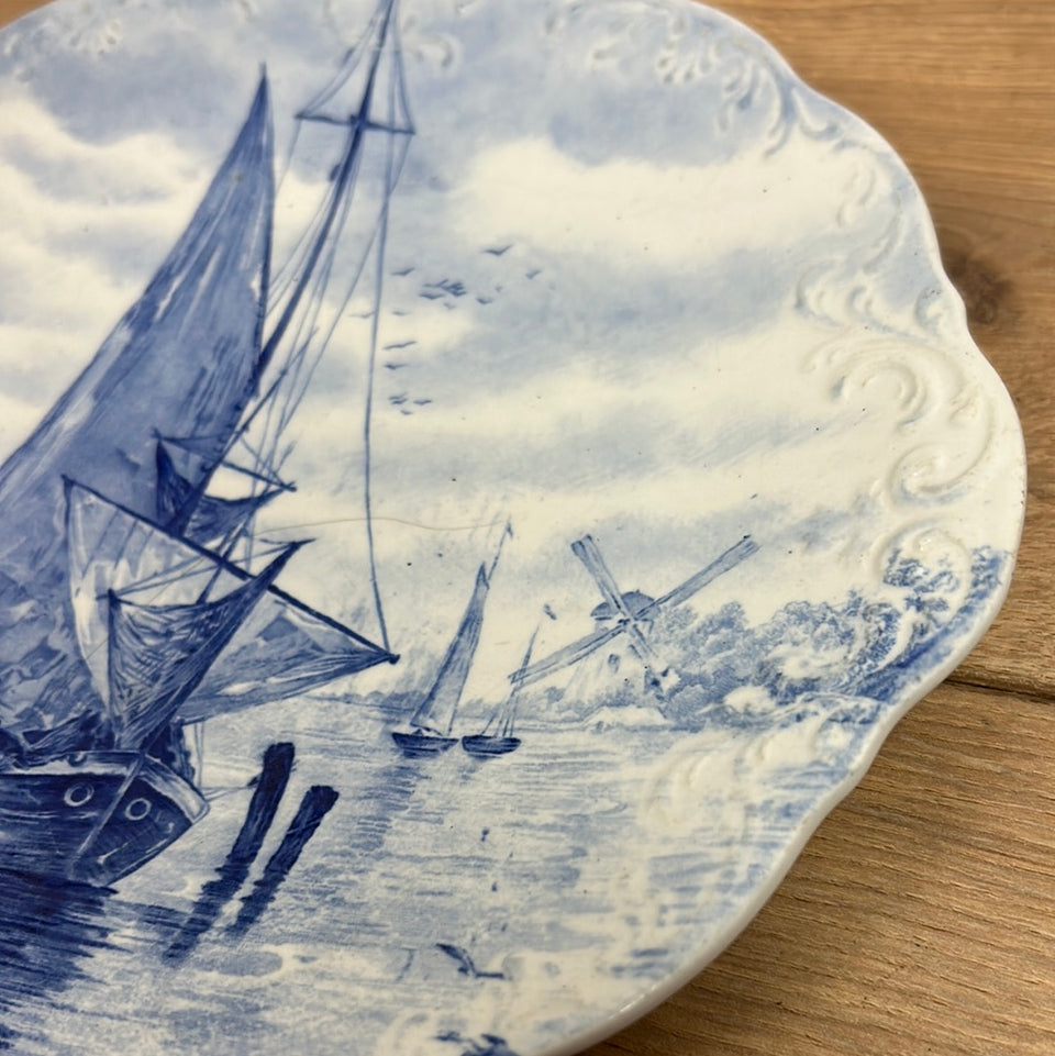 Four Seasons Vintage Plates Dutch Delfts Blue