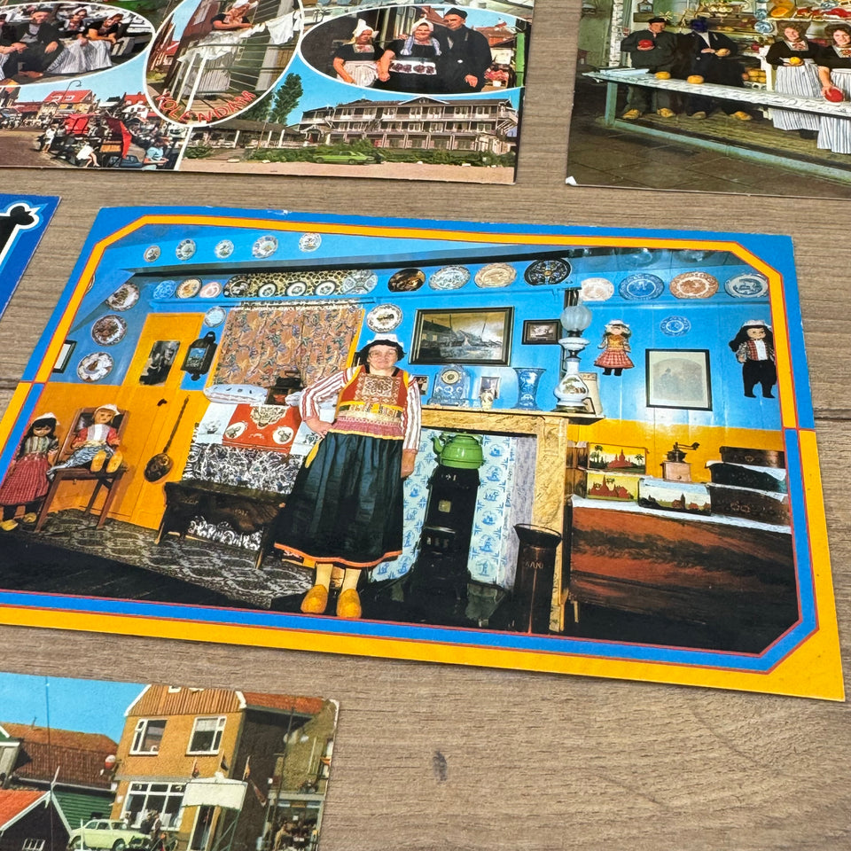 Vintage Holland postcards - Collection of Dutch Folklore Costume photo cards – Holland’s Traditional Culture Costumes