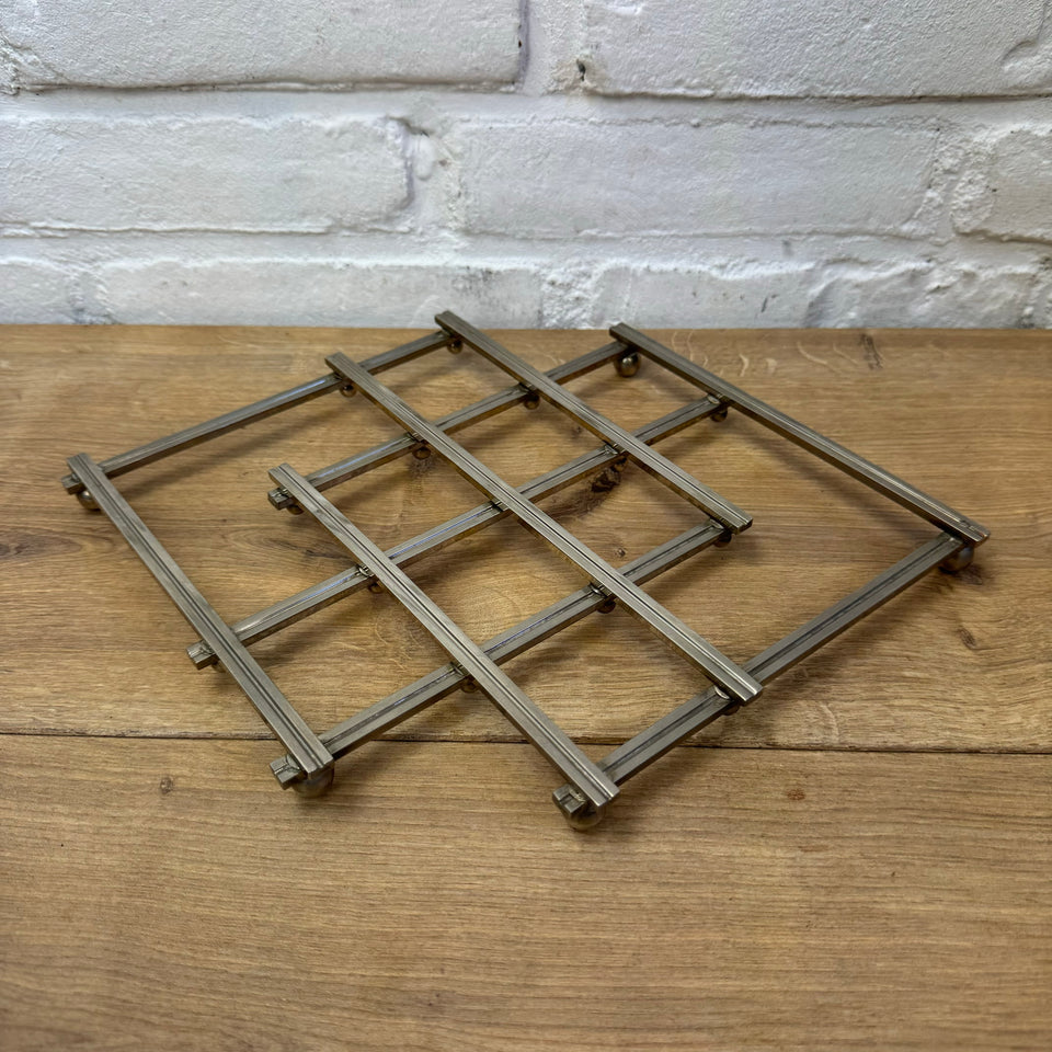 Jacques Adnet - Vintage Folding trivet or coaster