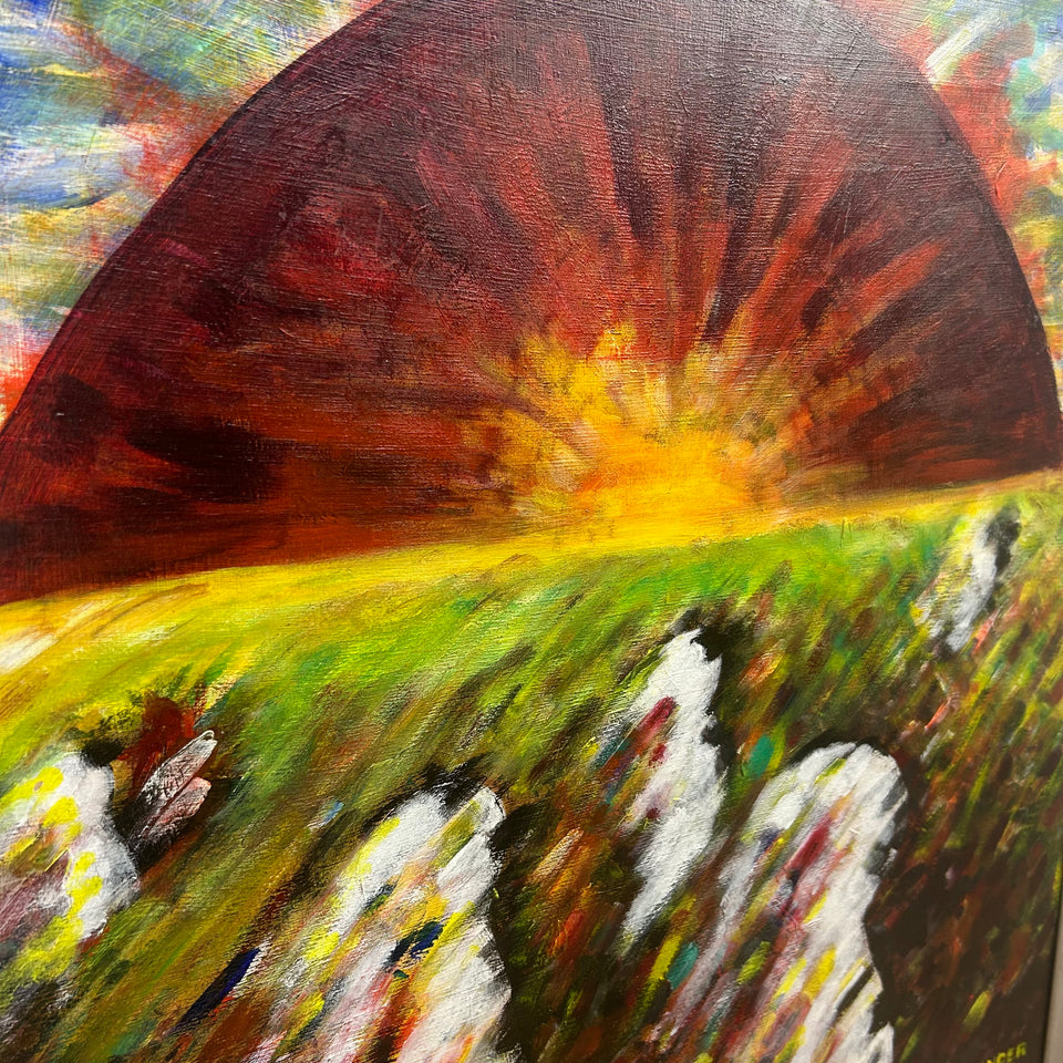 Here comes the sun - Oil painting by E. Kolenbrander