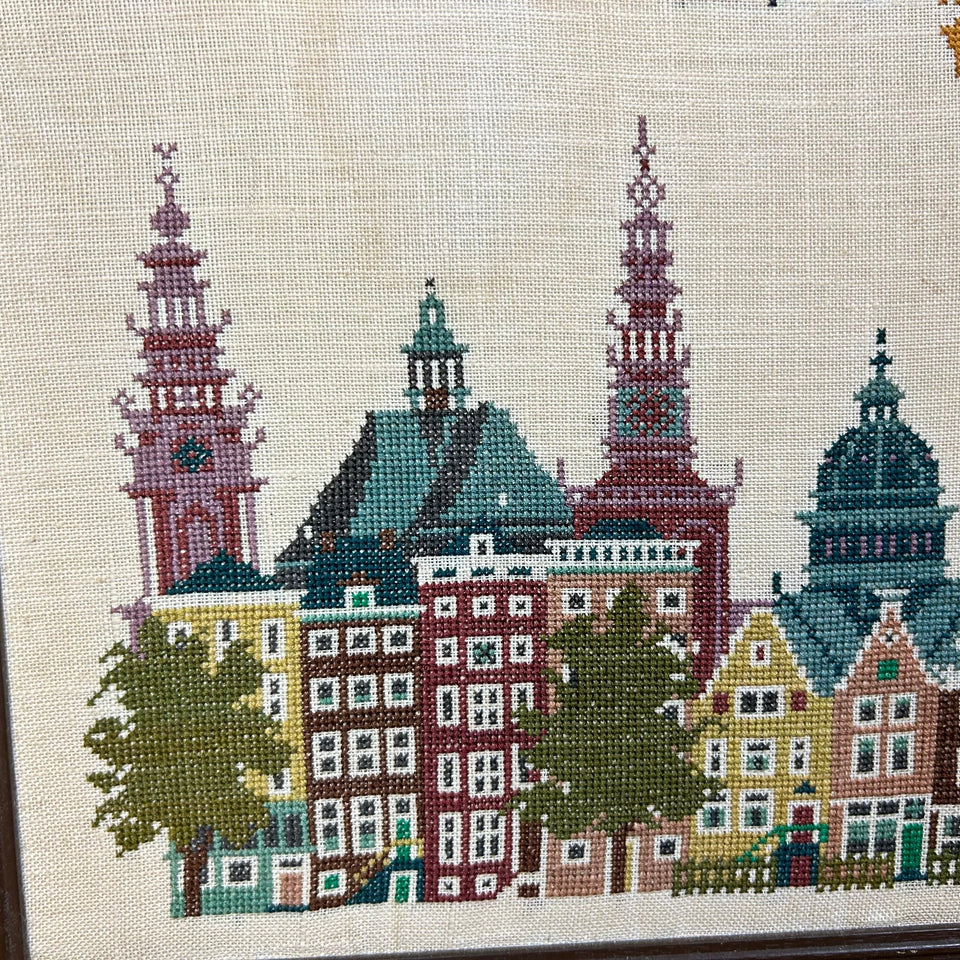 Amsterdam City 700 years Memorial Embroidery - Cotton work - Patchwork