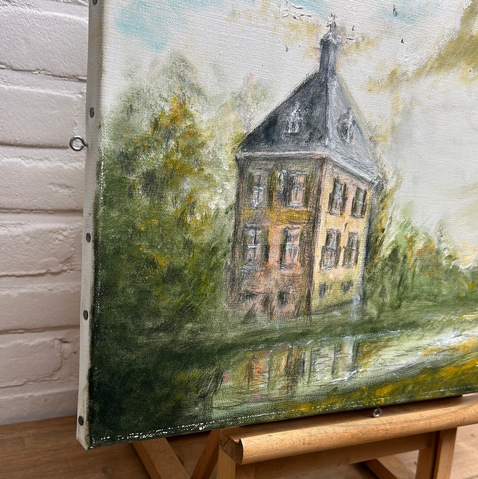 Oil painting by J. Schrama