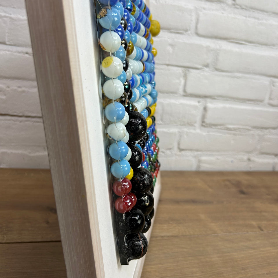 Marbles Art: a Starry Night of marbles - Original artwork