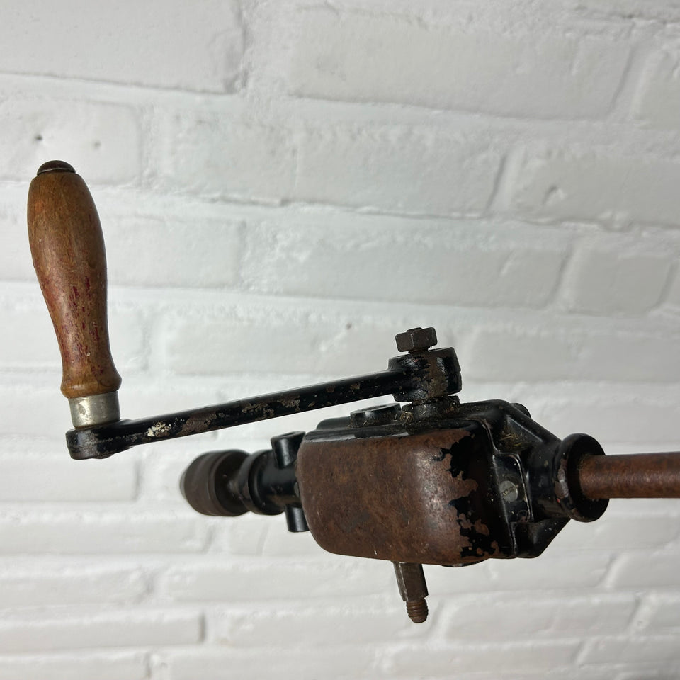 Antique cast iron hand drill