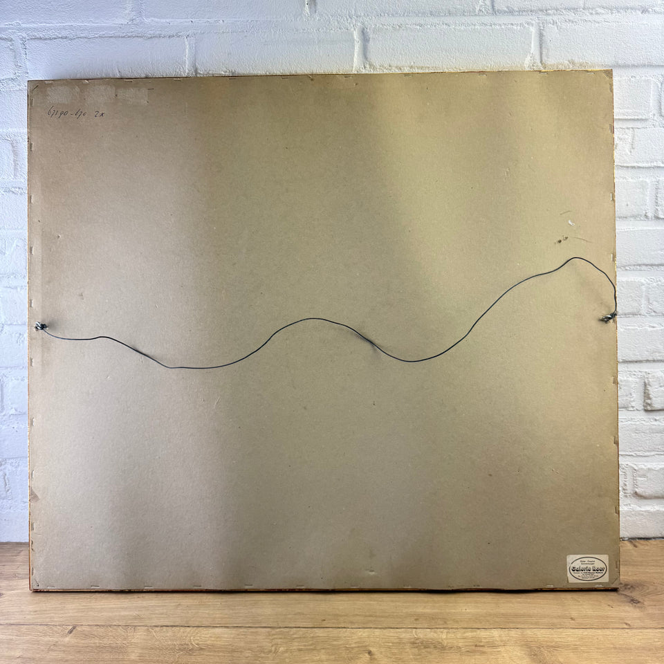 Abstract Farm house - German School painting