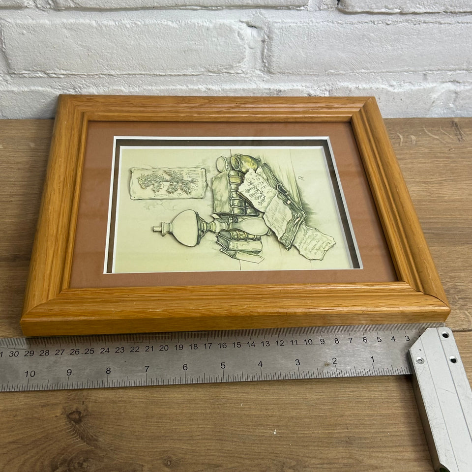 2 Diorama’s discounted set - Anton Pieck Print, 3D multiple layers depth custom object.