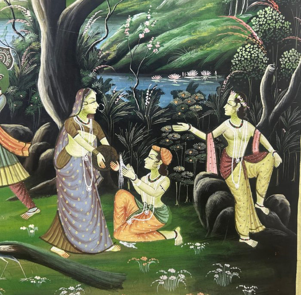 Pichwai Krishna Painting - Indian Art - Handpainted