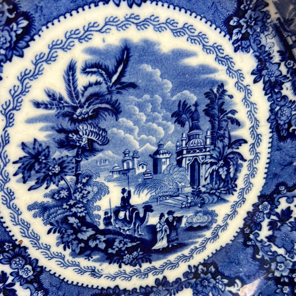Two Vintage Plates Dutch Delfts Blue from Petrus Regout (Maastricht)