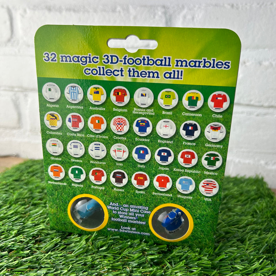 48 World Cup Football Marbles - Original box unopened Winners Mysterybox