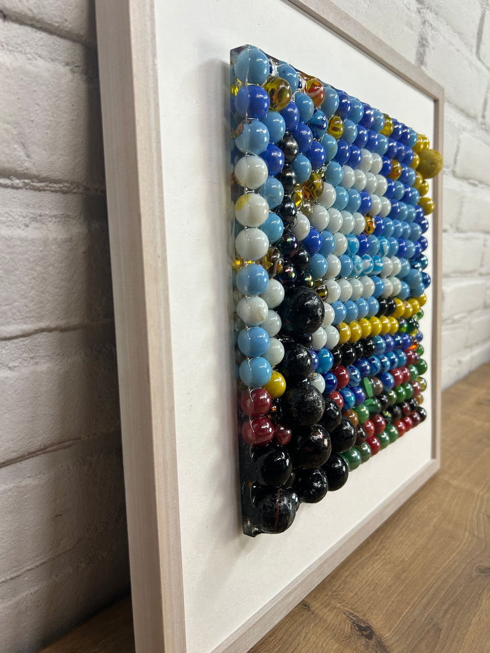 Marbles Art: a Starry Night of marbles - Original artwork