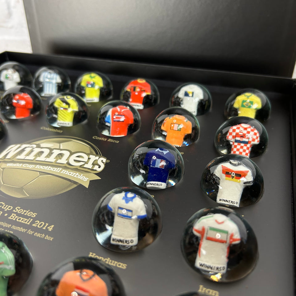 Limited Set - Display box World Cup Football Marbles -