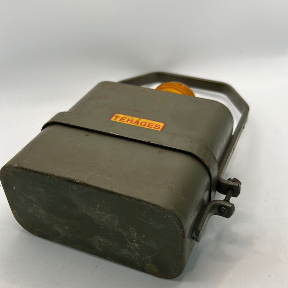 Vintage Army warning light