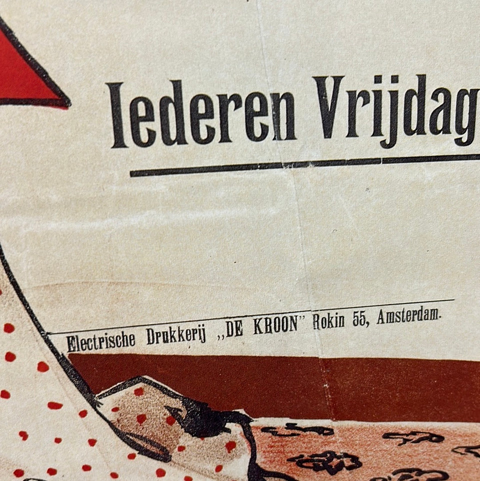 Cinema Parisien Amsterdam Antique advertisement reproduction