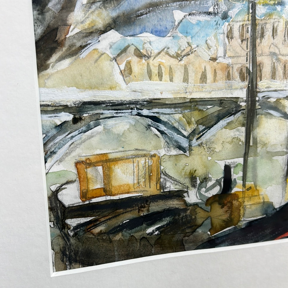 Paris watercolor by Kees Sanders