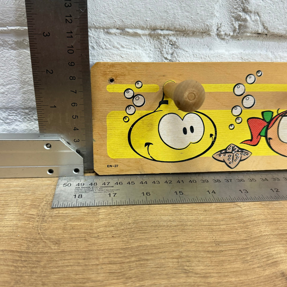 Snorkels - Snorks - Vintage Children’s room coat rack