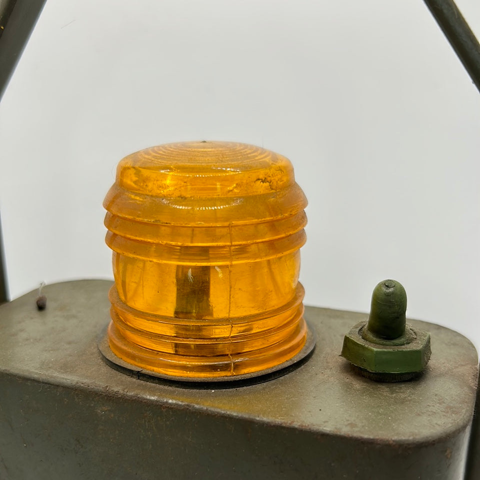 Vintage Army warning light