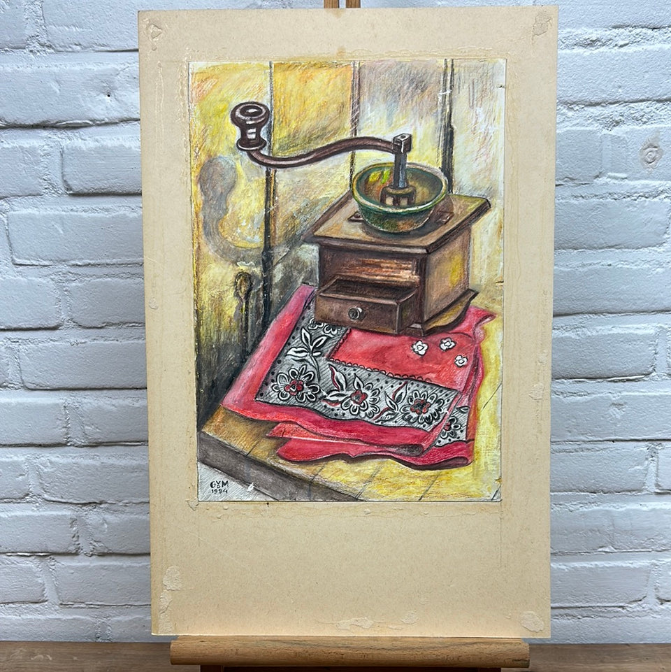 Still life with coffee grinder - 1994 - Gijs van der Meyden