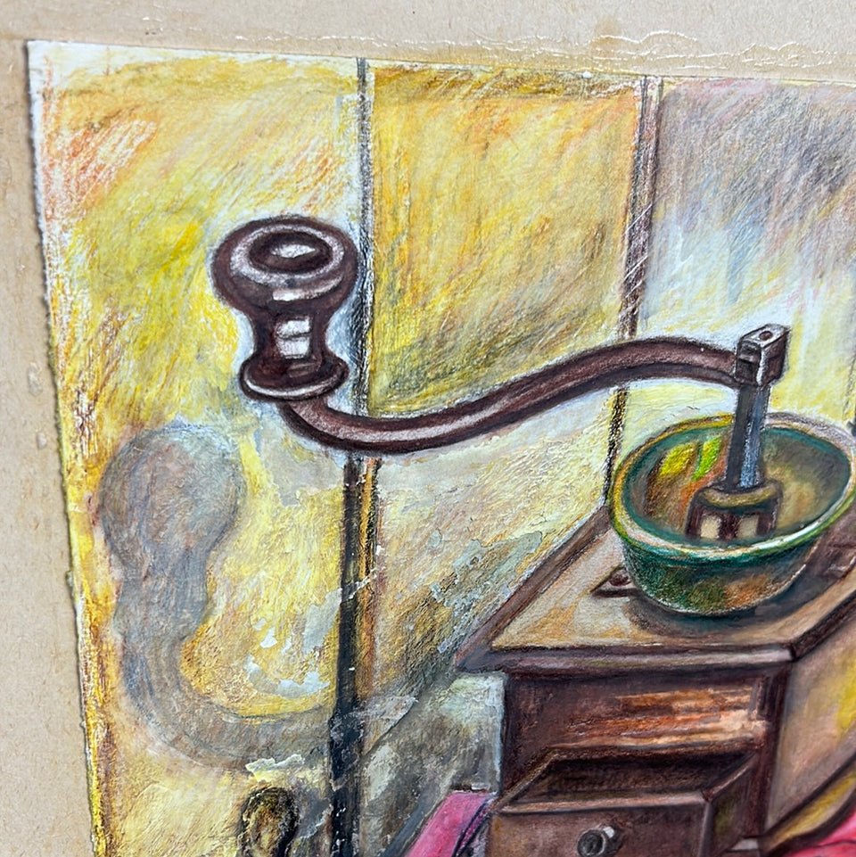 Still life with coffee grinder - 1994 - Gijs van der Meyden