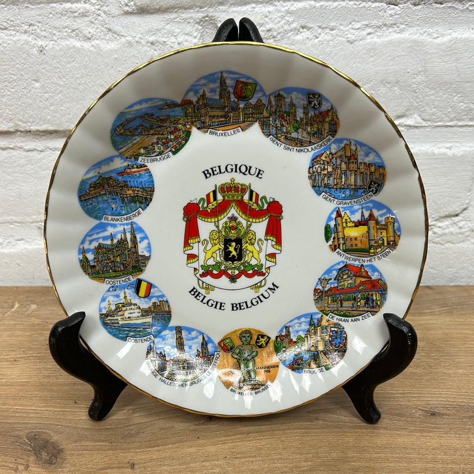 Belgium Souvenir plate
