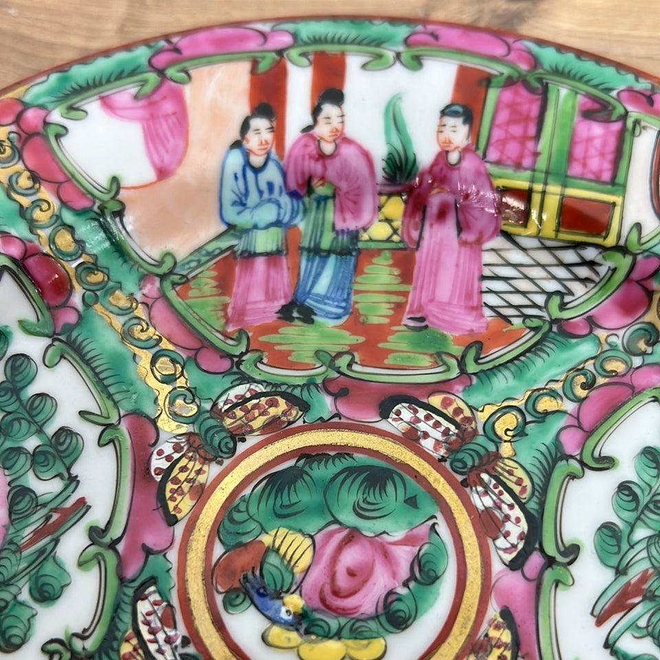 Set of 3 Hand painted Chinese plates