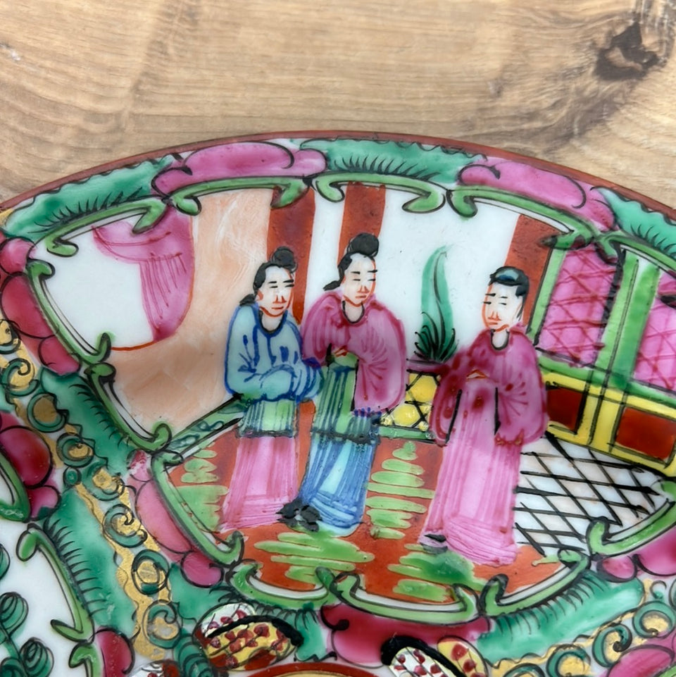 Set of 3 Hand painted Chinese plates