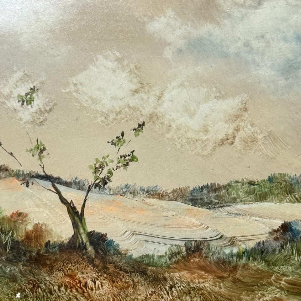 Miniature painting Abstract Landscape by Artes Marcos y Molduras