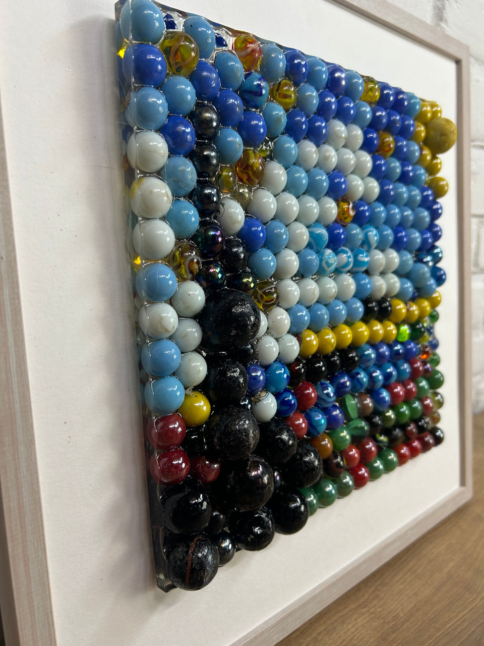 Marbles Art: a Starry Night of marbles - Original artwork